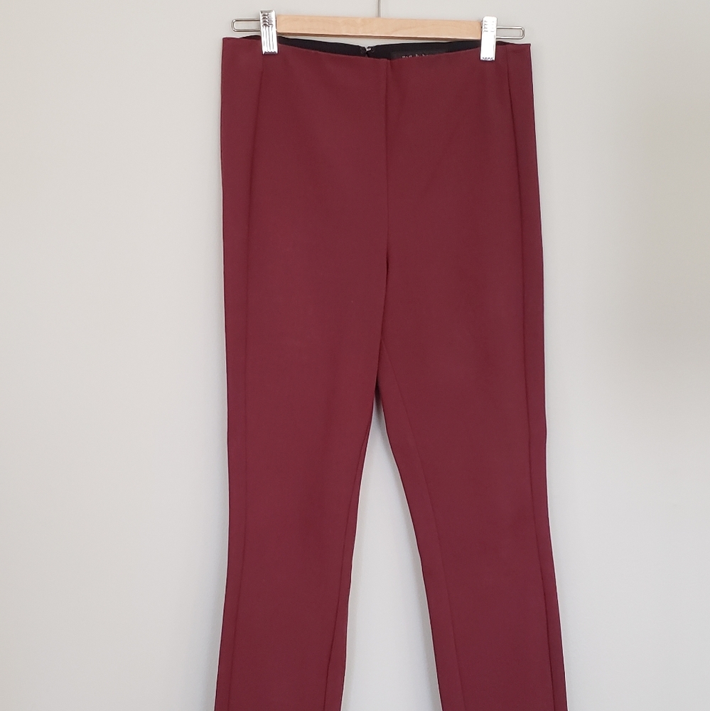 Rag & Bone Simone Burgundy Pant